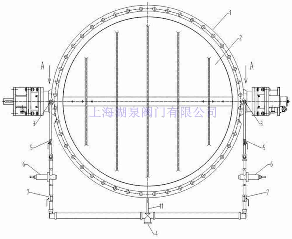 高溫通風蝶閥D341H、D341W