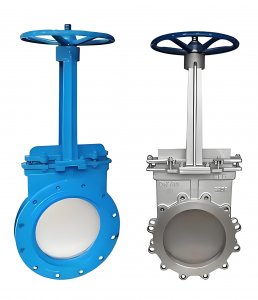 刀型閘閥 PZ73X—10R  DN100 PN10（配反法蘭、